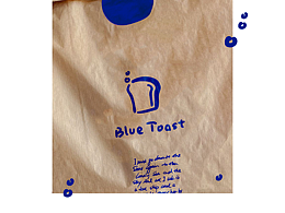 blue toast