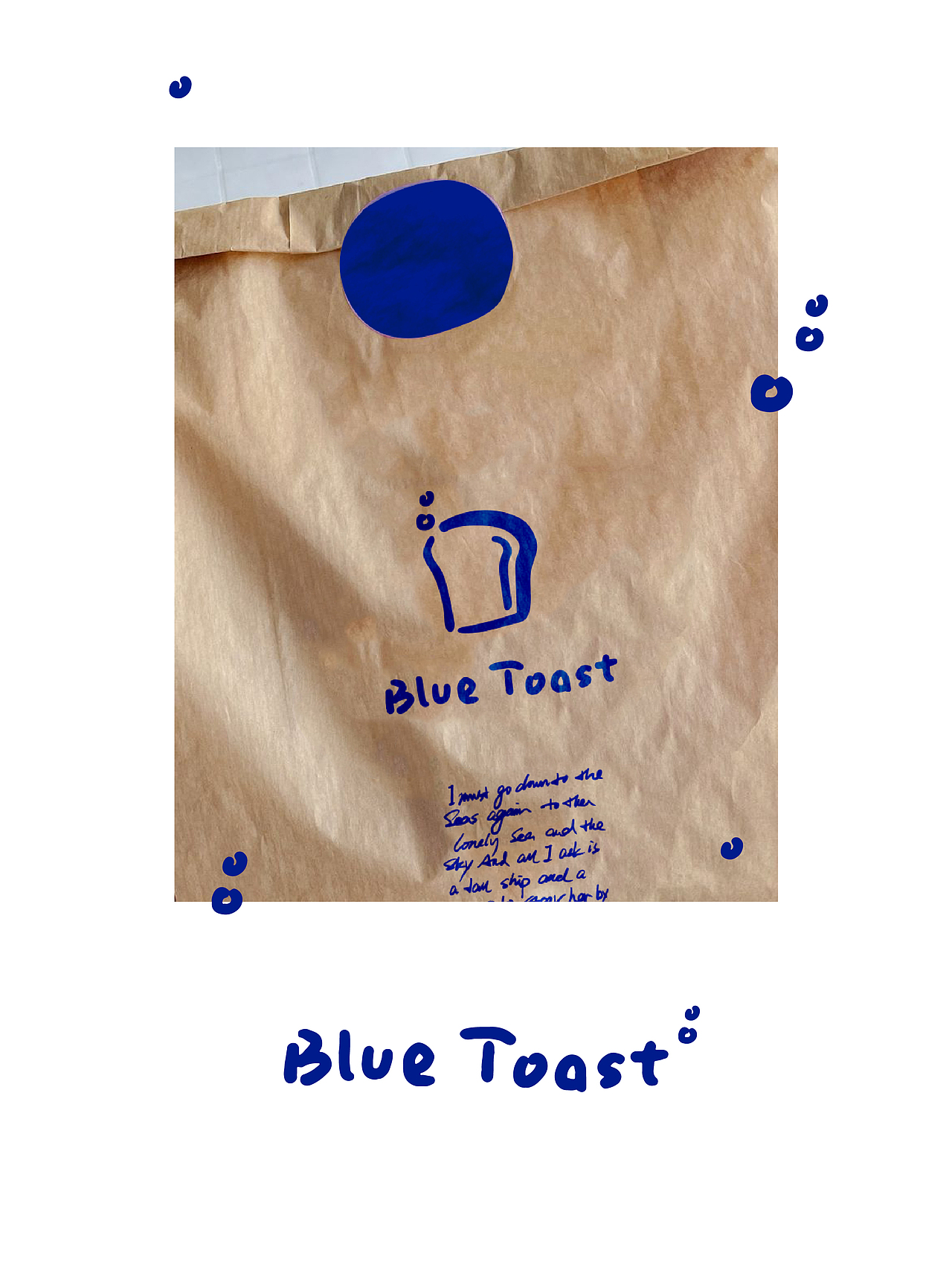 blue toast