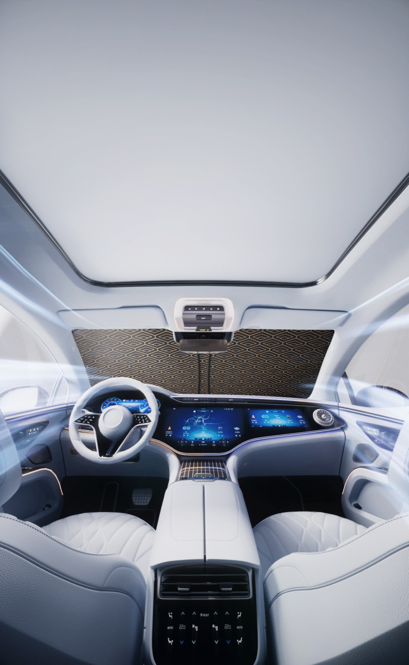 #汽车遮阳挡丨镭射光棱开启『动态光谱防晒』