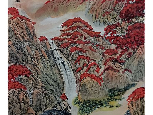 鸿运当头山水