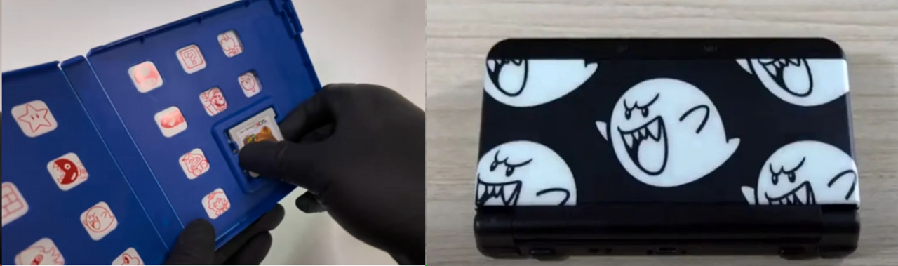 左图：Super Mario 3D Land                                   右图：BOO 3DS COVER PLATES