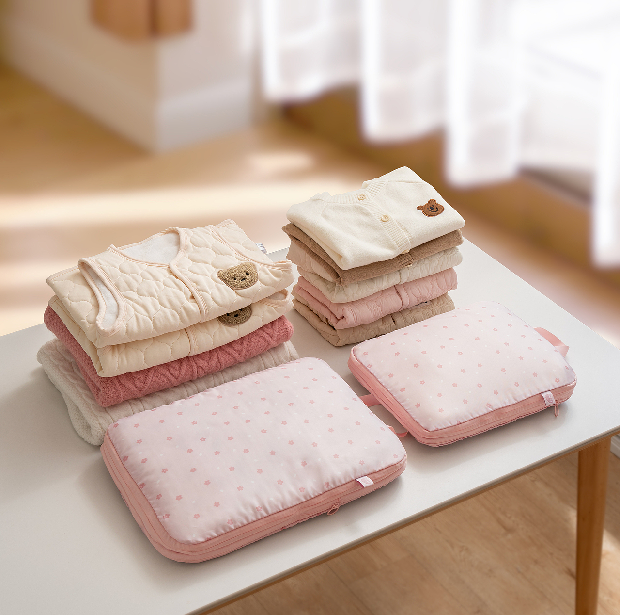 旅行家居收纳布艺压缩收纳袋-【创意拍摄】