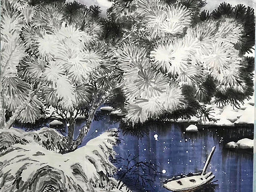 溪山暮雪
