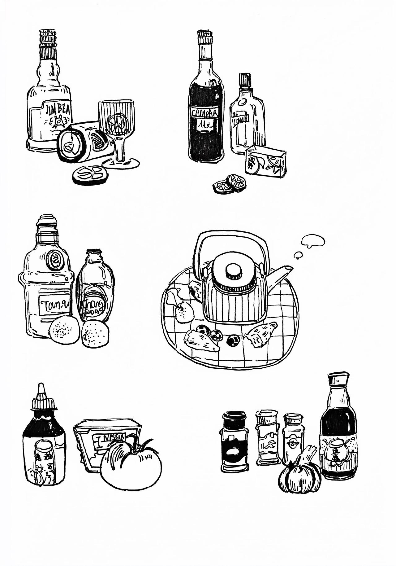 绘画小练习（图ZMzg4NTA4NjMy） - 创作习作 - 站酷设计师AMIE阿咩哩原创素材 - 站酷ZCOOL