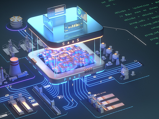 某系统登录页背景图创作