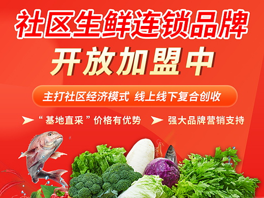 生鲜水果招商加盟落地页长图竞价推广广告信息流