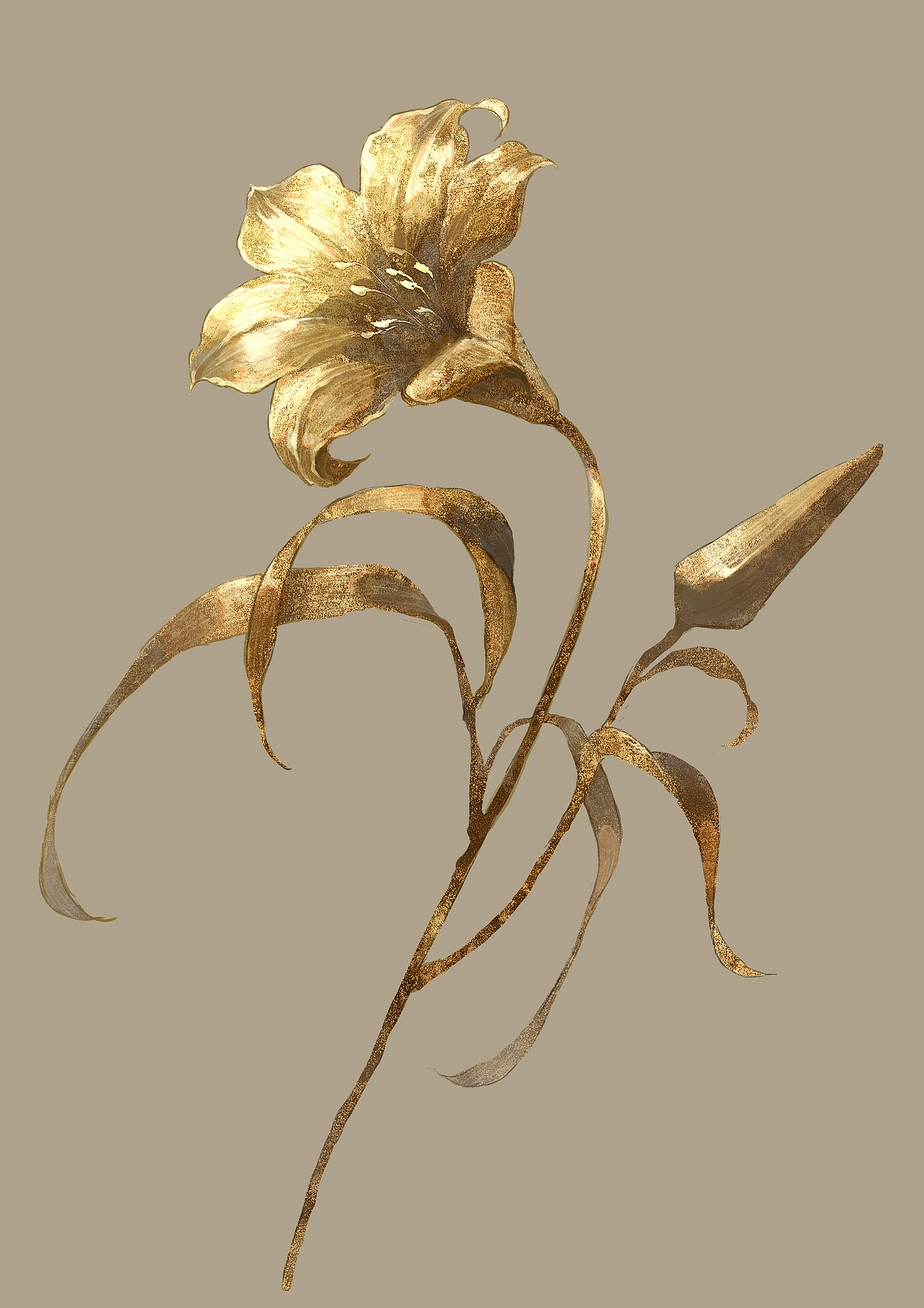 百合各种材质练习