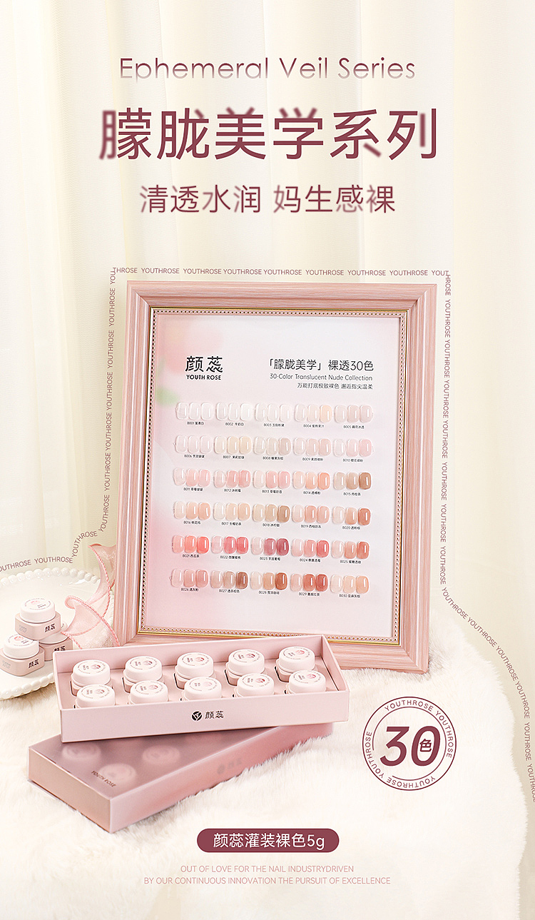 美甲产品图拍摄