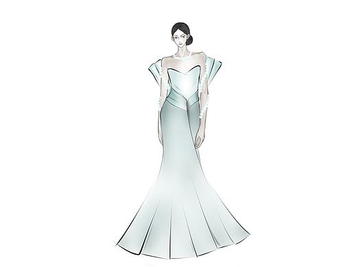 新中式 蚌壳里的美人