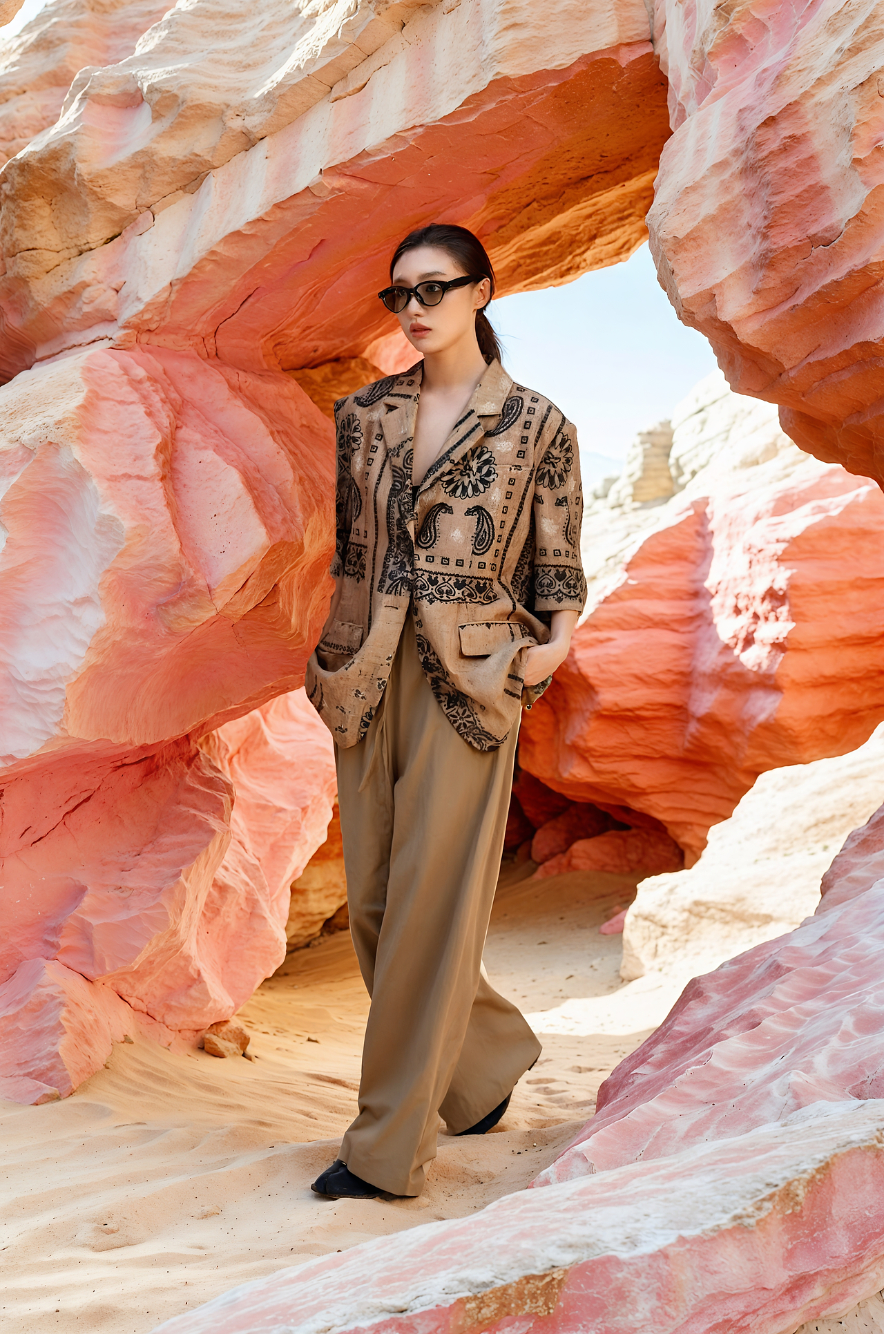 视频剪辑,AI生成模特背景