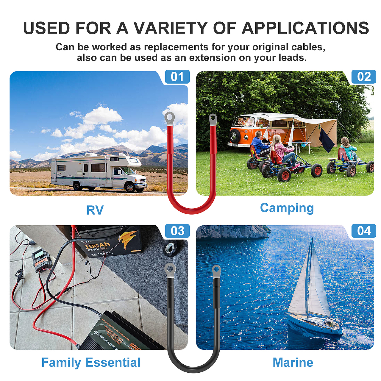 亚马逊跨境电商逆变器电缆