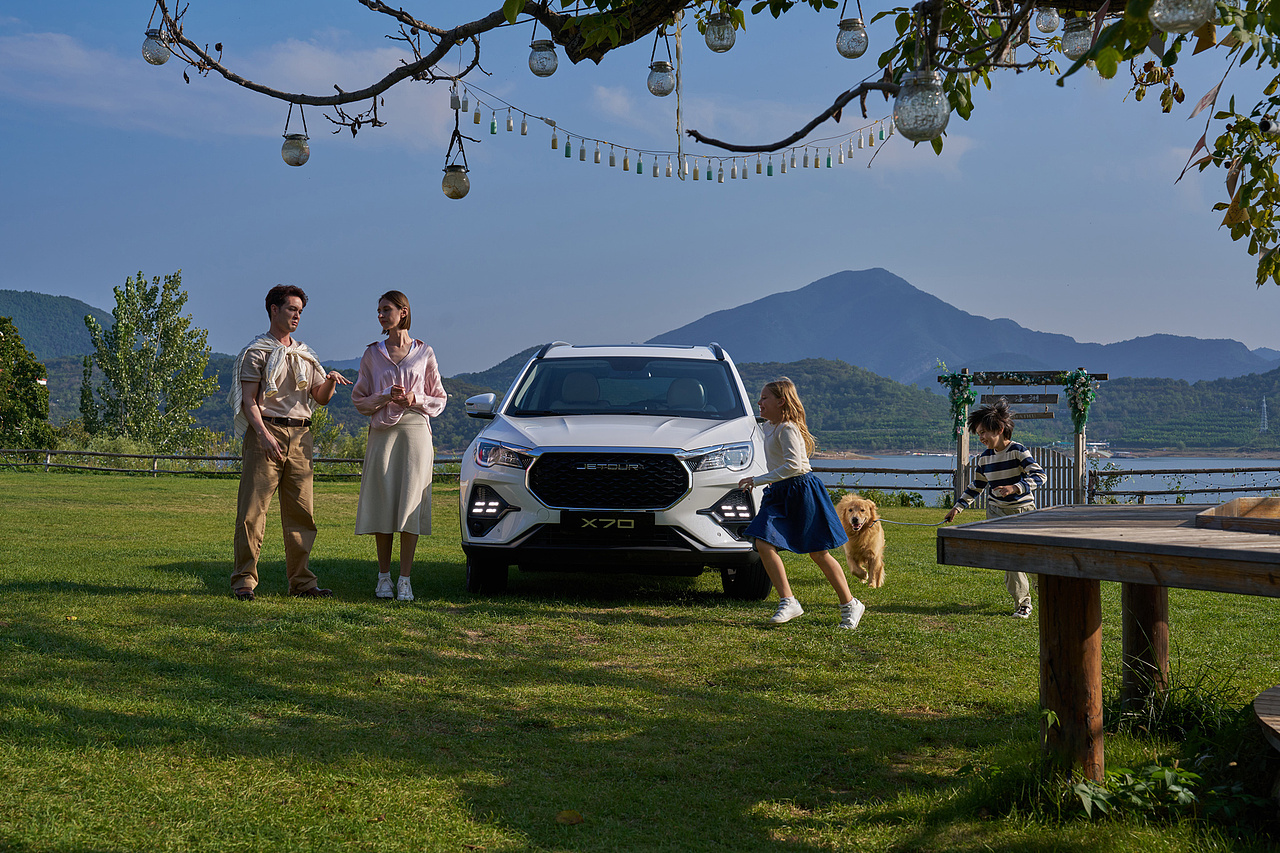 汽车美图 ｜姐弟带上狗狗和爸妈去旅行（图ZMzg4NTQ4NTIw） - 产品摄影 - 站酷设计师王昌龙WangEthan原创素材 - 站酷ZCOOL