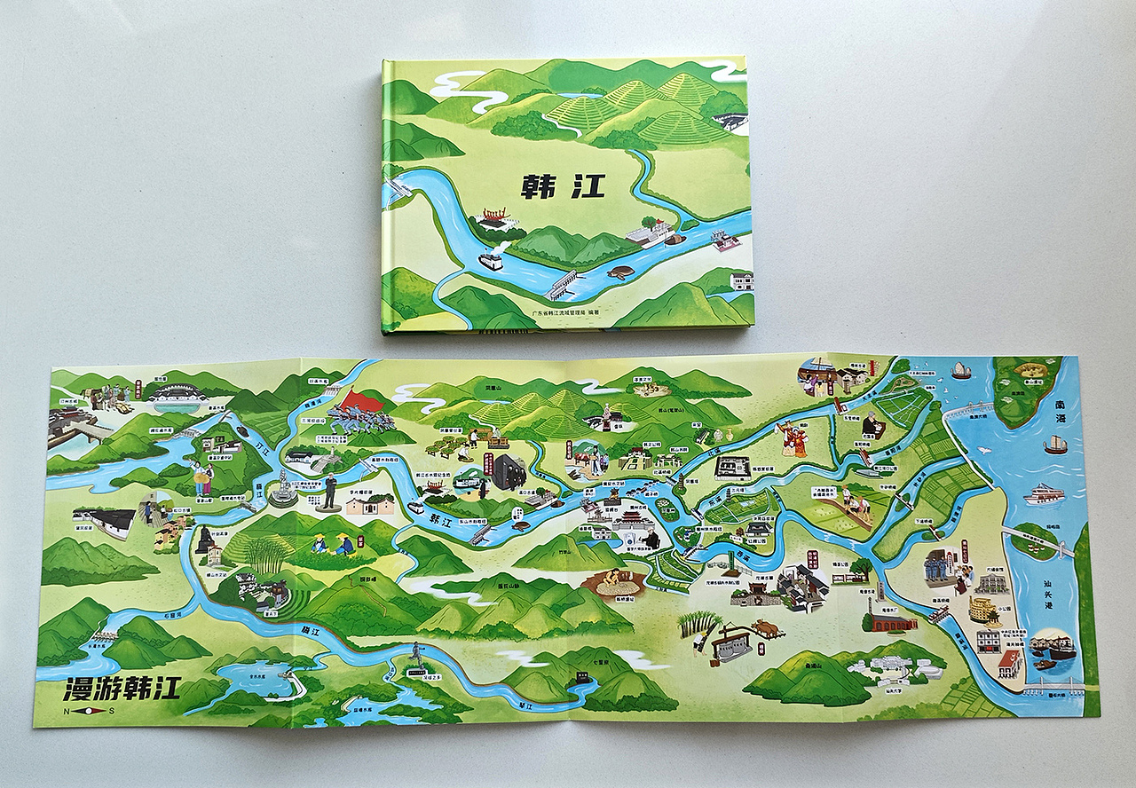 《韩江》绘本及《漫游韩江》全景图（图ZMzg4NTUxNTMy） - 绘本 - 站酷设计师跳叫板原创素材 - 站酷ZCOOL