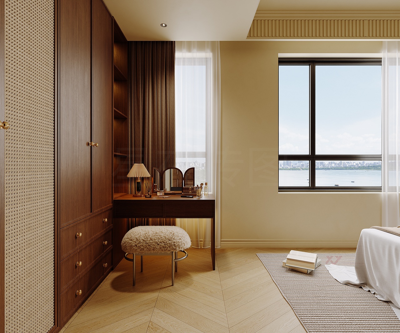 中古风家装效果图