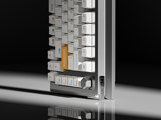 醉鹿A75 Ultra 磁轴键盘 渲染图