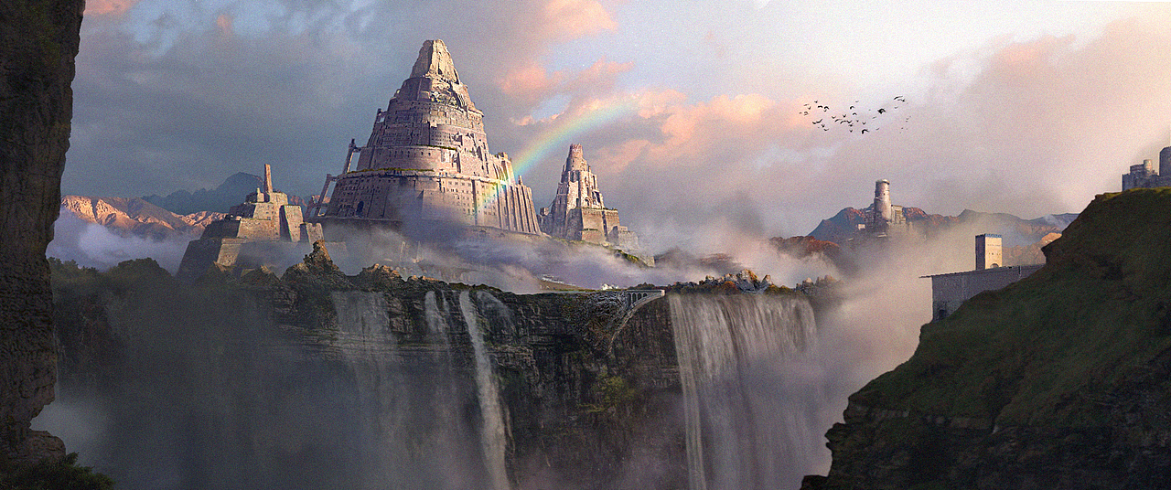 巴别塔 3D Matte Painting 镜头（图ZMzg4NTc2ODEy） - 影视后期 - 站酷设计师张沛阳原创素材 - 站酷ZCOOL