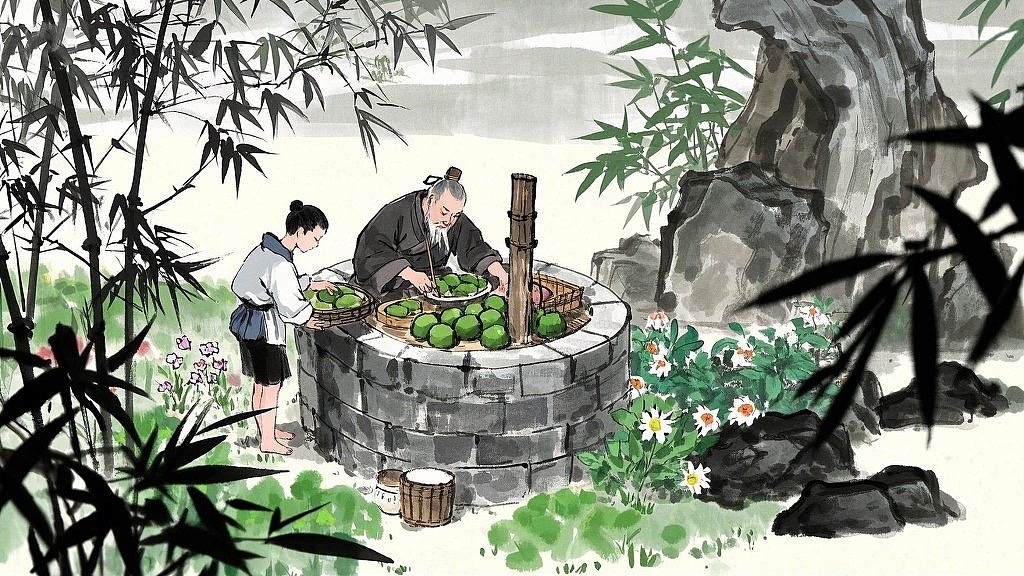 二十四时：清明团插画国风版（图ZMzg4NTc4MzUy） - 商业插画 - 站酷设计师绝尘公子原创素材 - 站酷ZCOOL