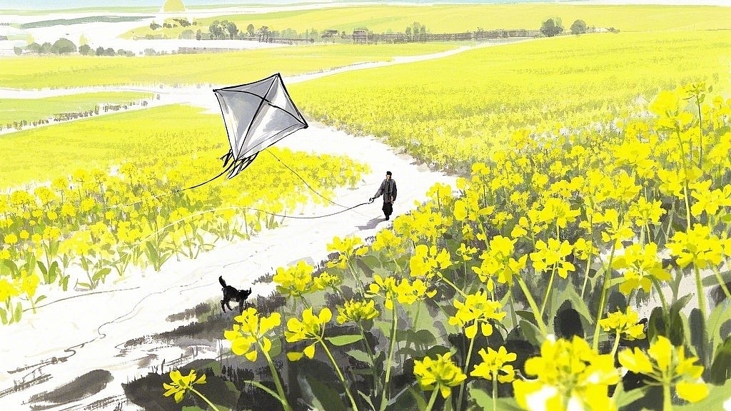 清明：油菜花（图ZMzg4NTc4NDY4） - 商业插画 - 站酷设计师绝尘公子原创素材 - 站酷ZCOOL