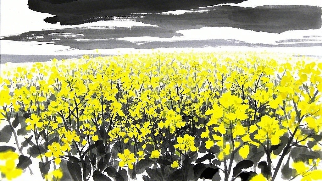 清明：油菜花（图ZMzg4NTc4NDYw） - 商业插画 - 站酷设计师绝尘公子原创素材 - 站酷ZCOOL