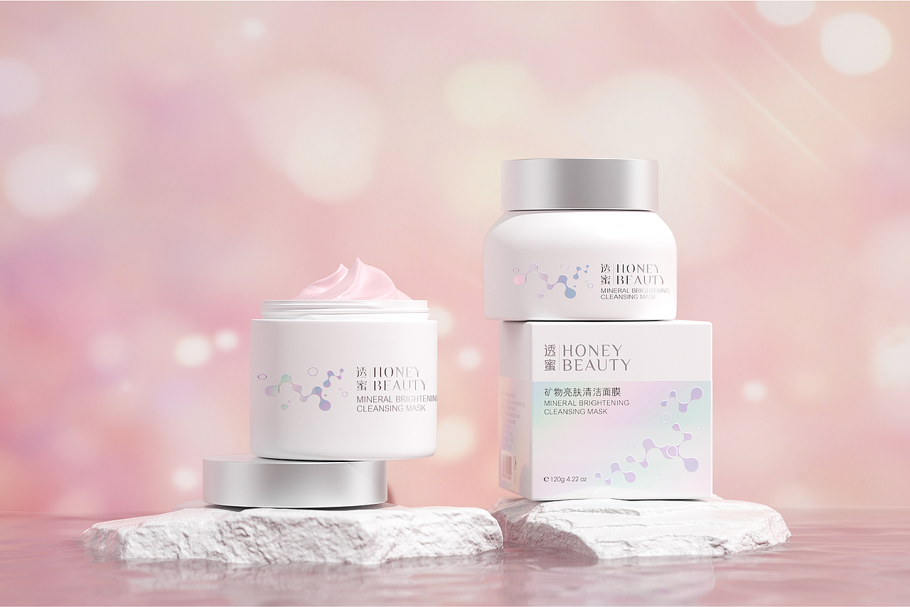 透蜜矿物亮肤清洁面膜