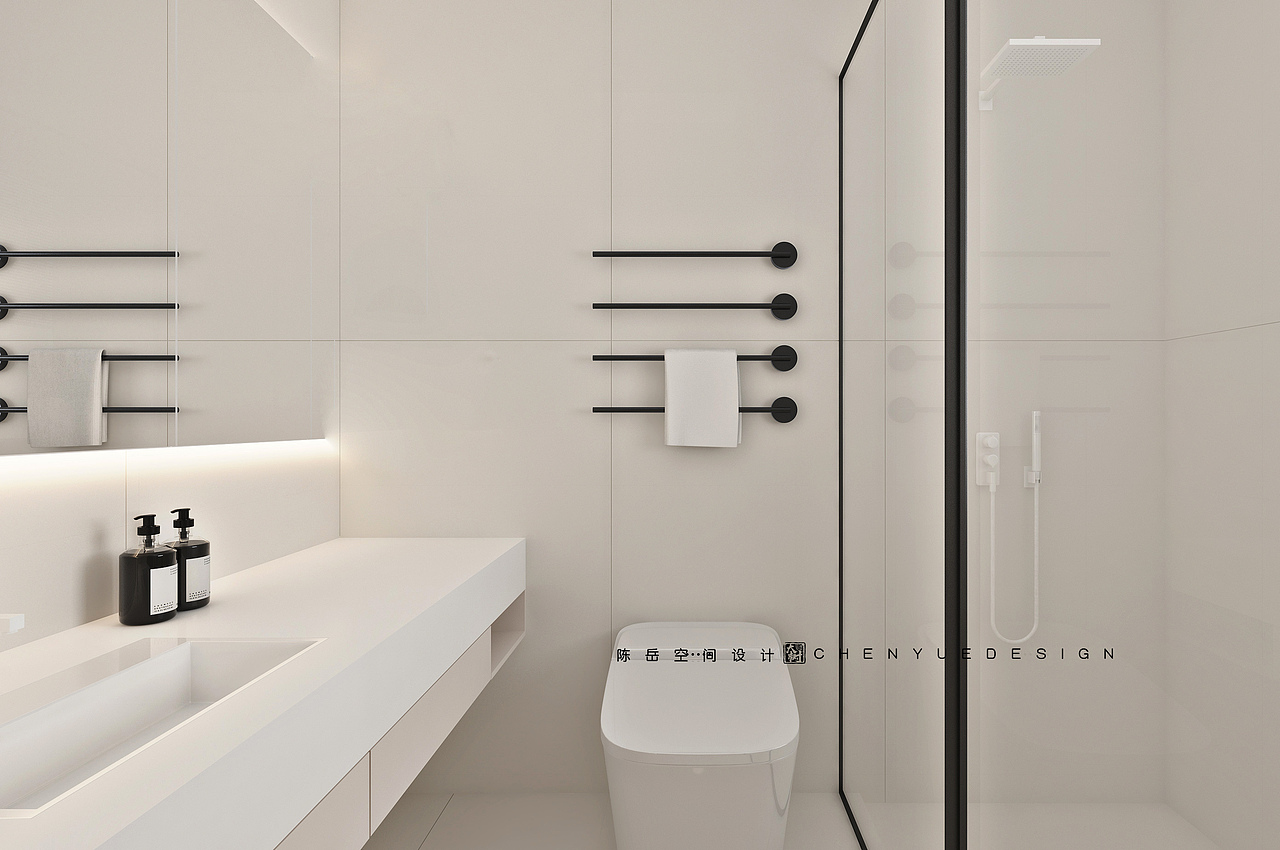 陈岳作品 | 保利和光逸境 210㎡叠拼 极简主义（图ZMzg4NTgzNzA4） - 家装设计 - 站酷设计师ATDESIGN陈岳原创素材 - 站酷ZCOOL