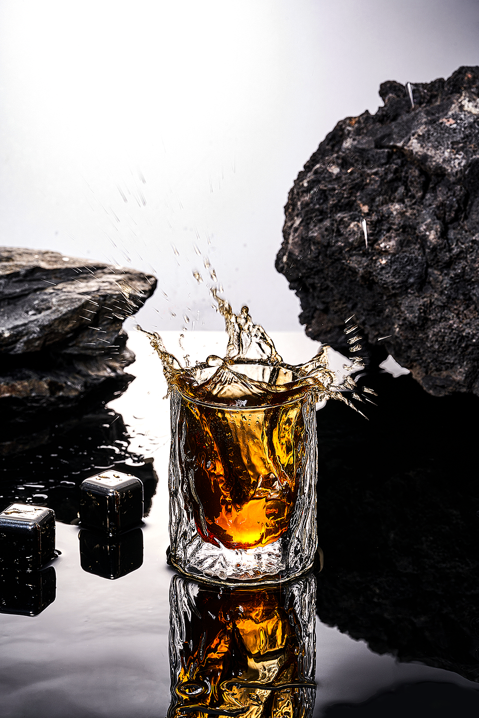 树纹双层玻璃杯GC08——洋酒杯-方案2