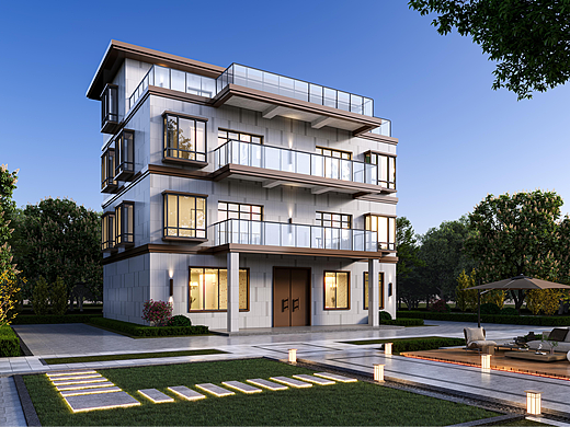 别墅门头外立面