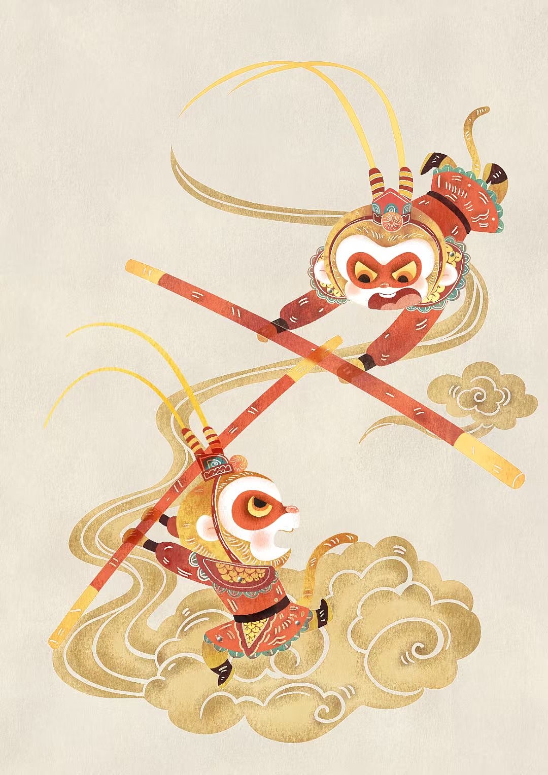 皮影插画合集（图ZMzg4NjAwNzUy） - 儿童插画 - 站酷设计师乌鸭原创素材 - 站酷ZCOOL