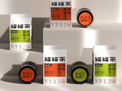 罐罐茶包装设计｜古朴精致还会讲民俗