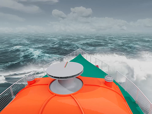 船舶海浪制作3D
