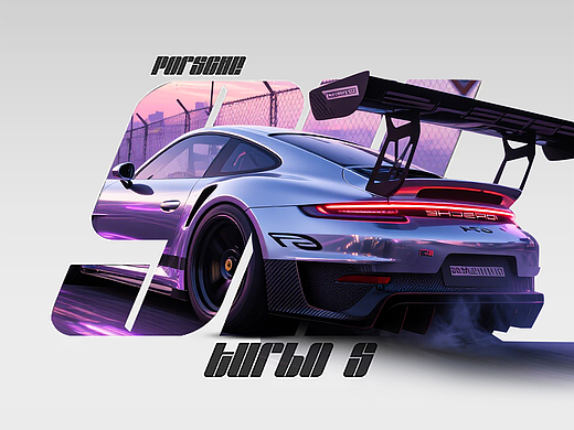 賽博朋克版[保時捷911]”男人的夢想“（個人主頁-ZNzE3MDQ3ODg=） - 機械/交通 - 站酷設計師害羞的割草機原創(chuàng)素材 - 站酷ZCOOL