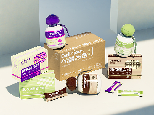 Delicious代餐食品类 | 品牌全案包装设计