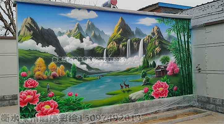 衡水墙体彩绘涂鸦 案例欣赏15097492013