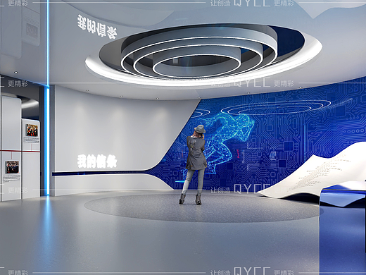 企业展厅设计-科技企业展厅