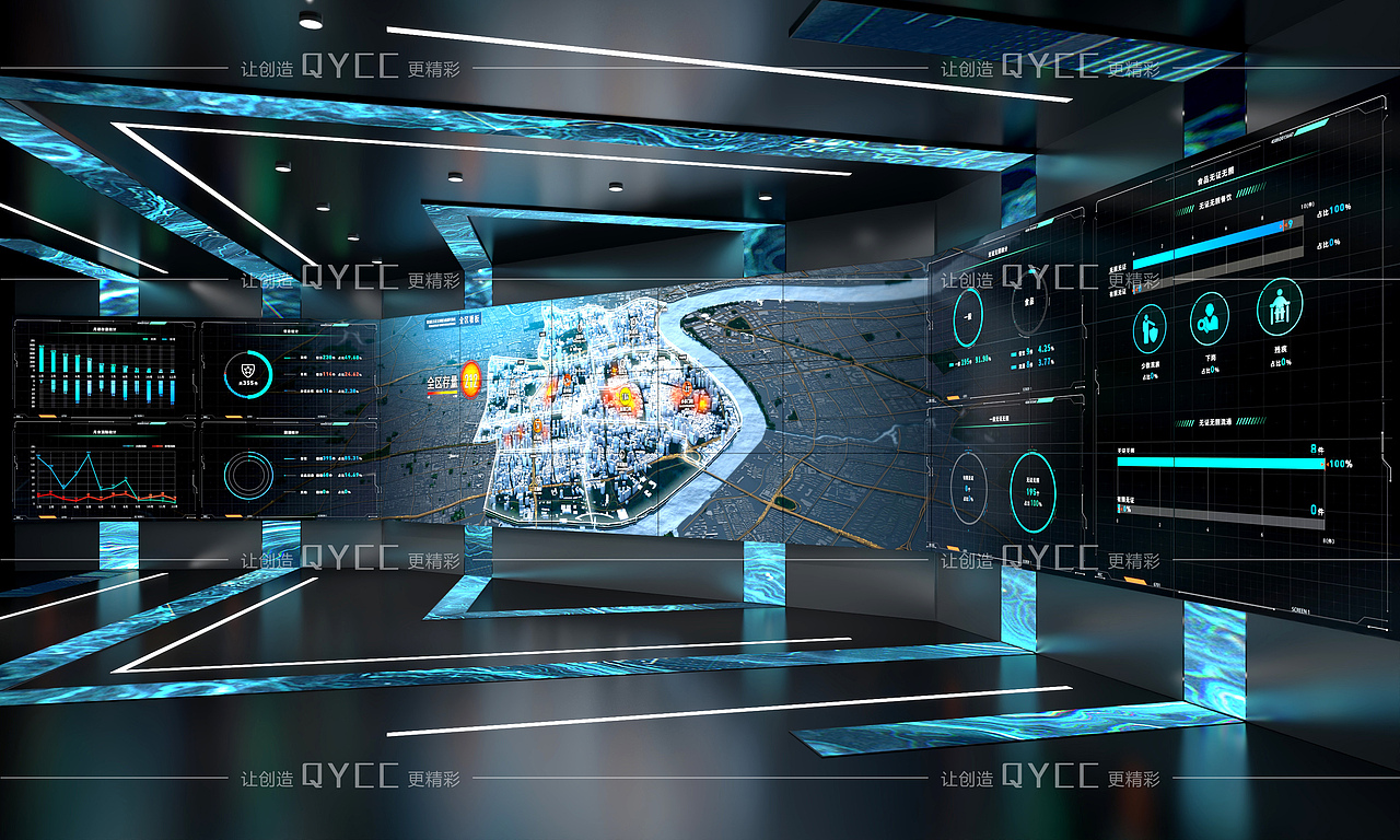 企业展厅设计-科技展厅