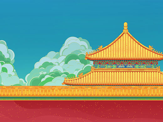 北京故宫大图壁纸（个人主页-ZNzE3MDkyNjQ=） - 商业插画 - 站酷设计师_探花丶_原创素材 - 站酷ZCOOL