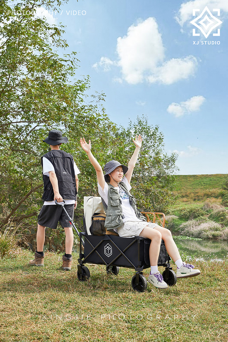 星洁文化 / 京东京造 露营推车（图ZMzg4NjU2ODQ4） - 产品摄影 - 站酷设计师星洁文化原创素材 - 站酷ZCOOL