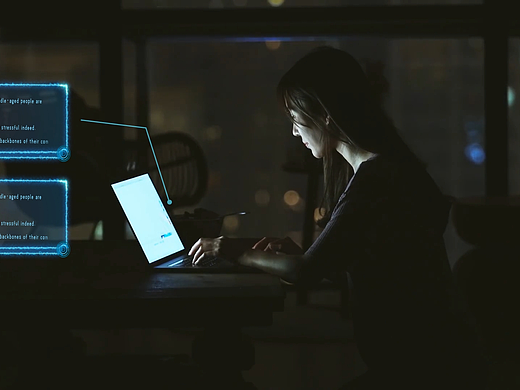 科幻文字屏幕-效果视频