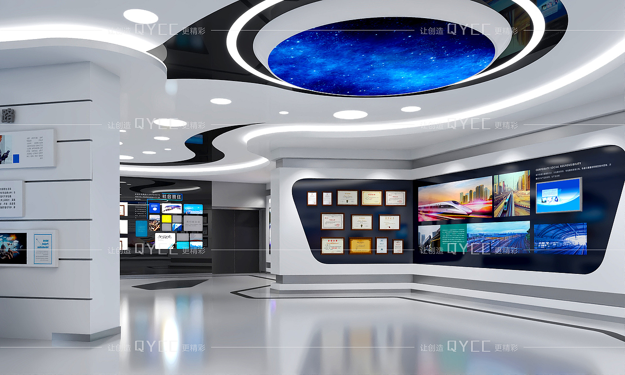 企业展厅设计-企业科技展厅