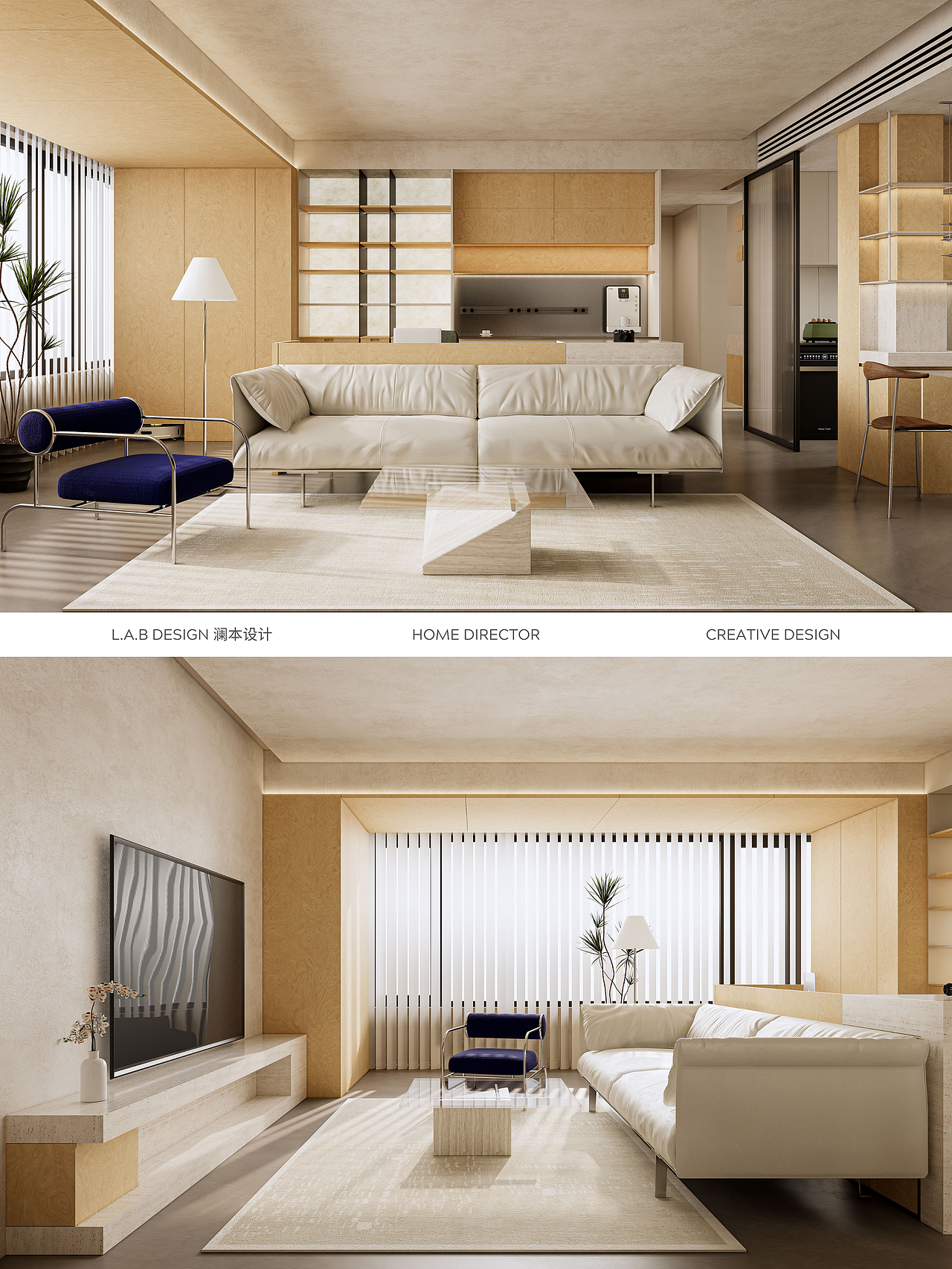 LAB原创｜极简原木｜127平精装房改造（图ZMzg4Njc2MDc2） - 家装设计 - 站酷设计师南京澜本设计原创素材 - 站酷ZCOOL