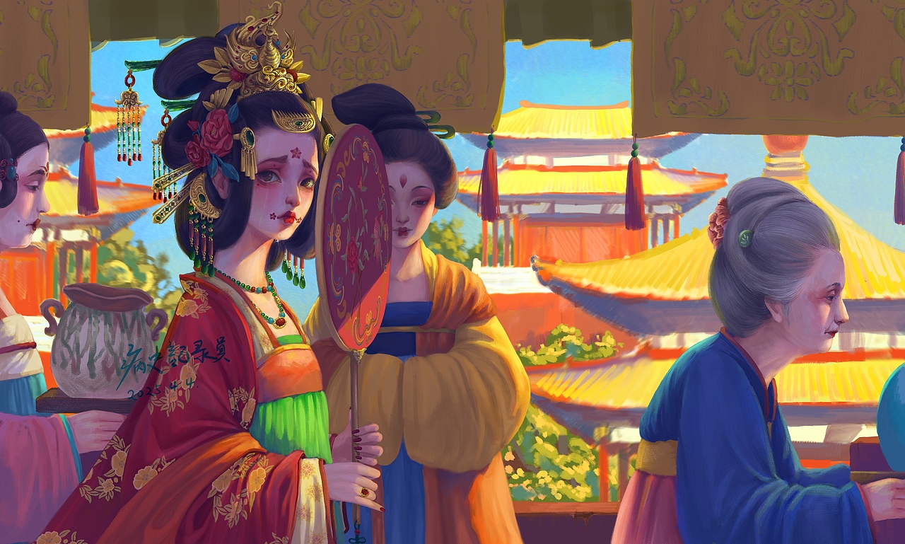 和亲（图ZMzg4Njc3OTIw） - 艺术插画 - 站酷设计师病史记录员原创素材 - 站酷ZCOOL