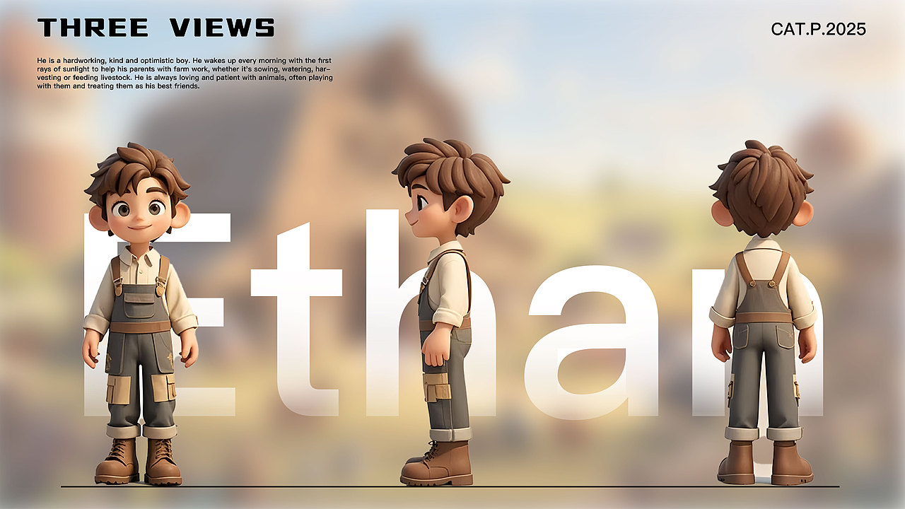 AIGC | IP农场男孩（图ZMzg4Njg0NTQ4） - AI作品 - 站酷设计师沈俞原创素材 - 站酷ZCOOL