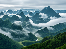 山河如畫，歲月悠悠如夢如仙