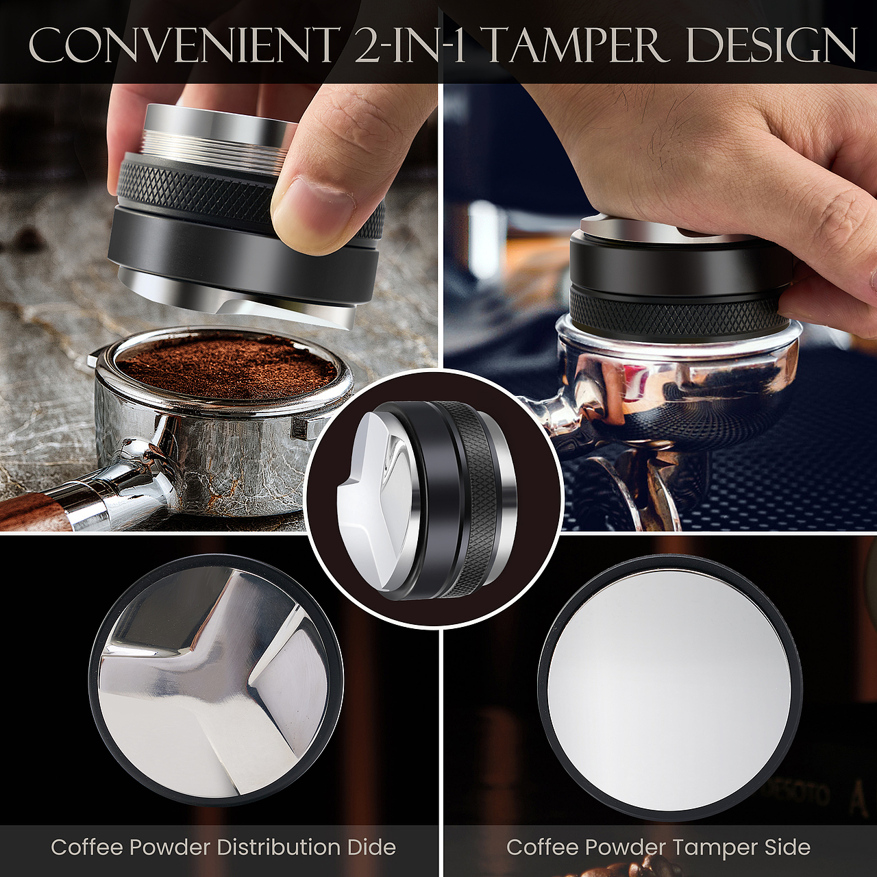 咖啡压粉器 产品精修 场景合成