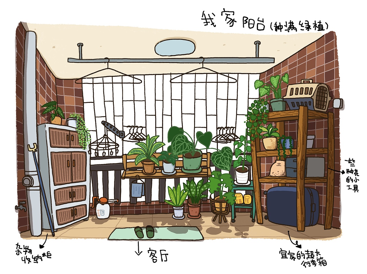 我的小小家（图ZMzg4Njk1OTEy） - 儿童插画 - 站酷设计师阿普食饭仙原创素材 - 站酷ZCOOL