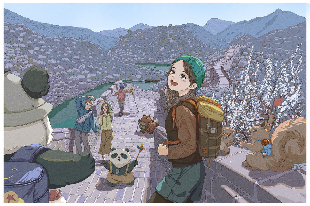 阿来和她的朋友们（图ZMzg4NzAxMzAw） - 创作习作 - 站酷设计师阿来LAI原创素材 - 站酷ZCOOL