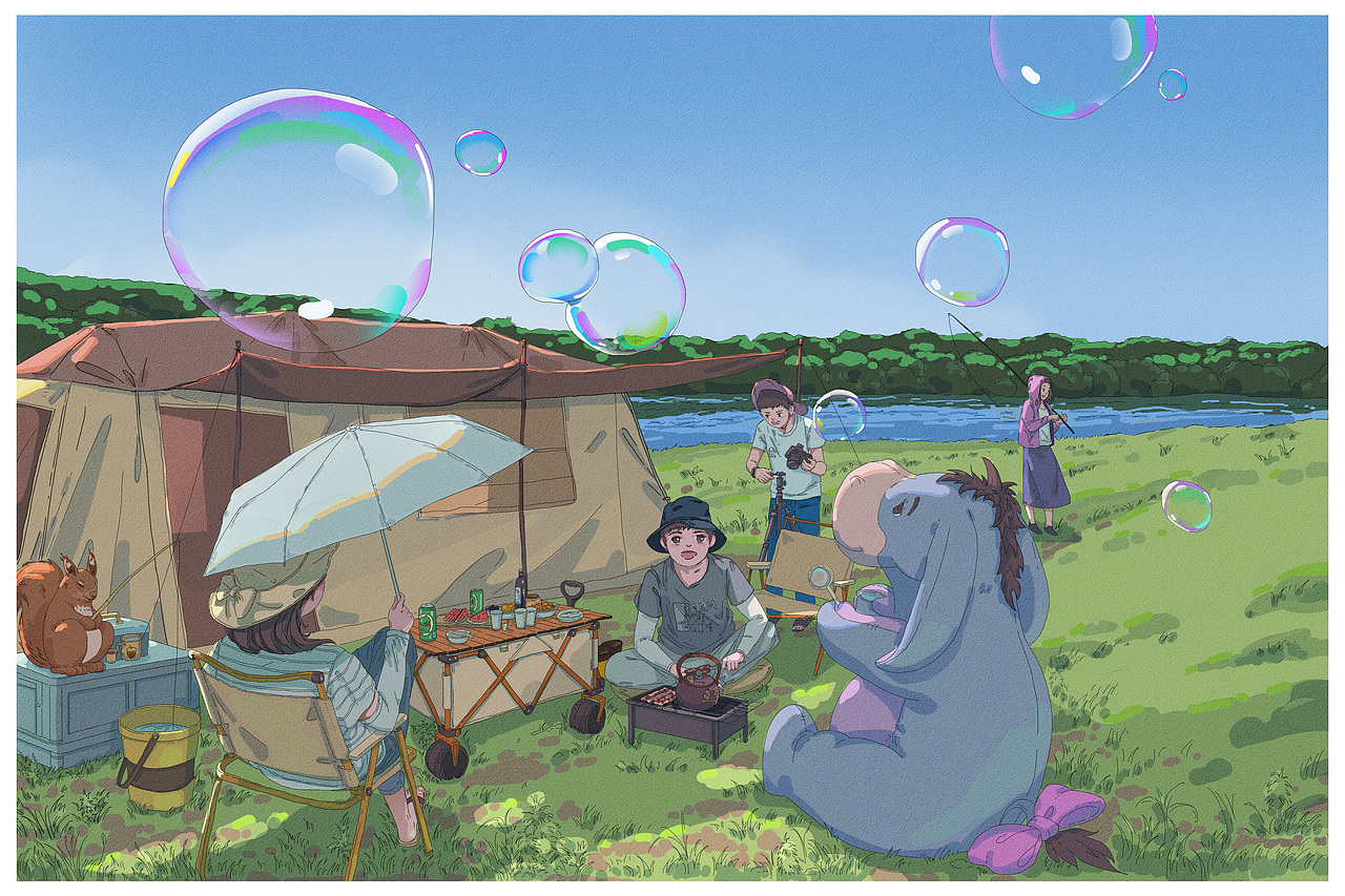 阿来和她的朋友们（图ZMzg4NzAxMzk2） - 创作习作 - 站酷设计师阿来LAI原创素材 - 站酷ZCOOL