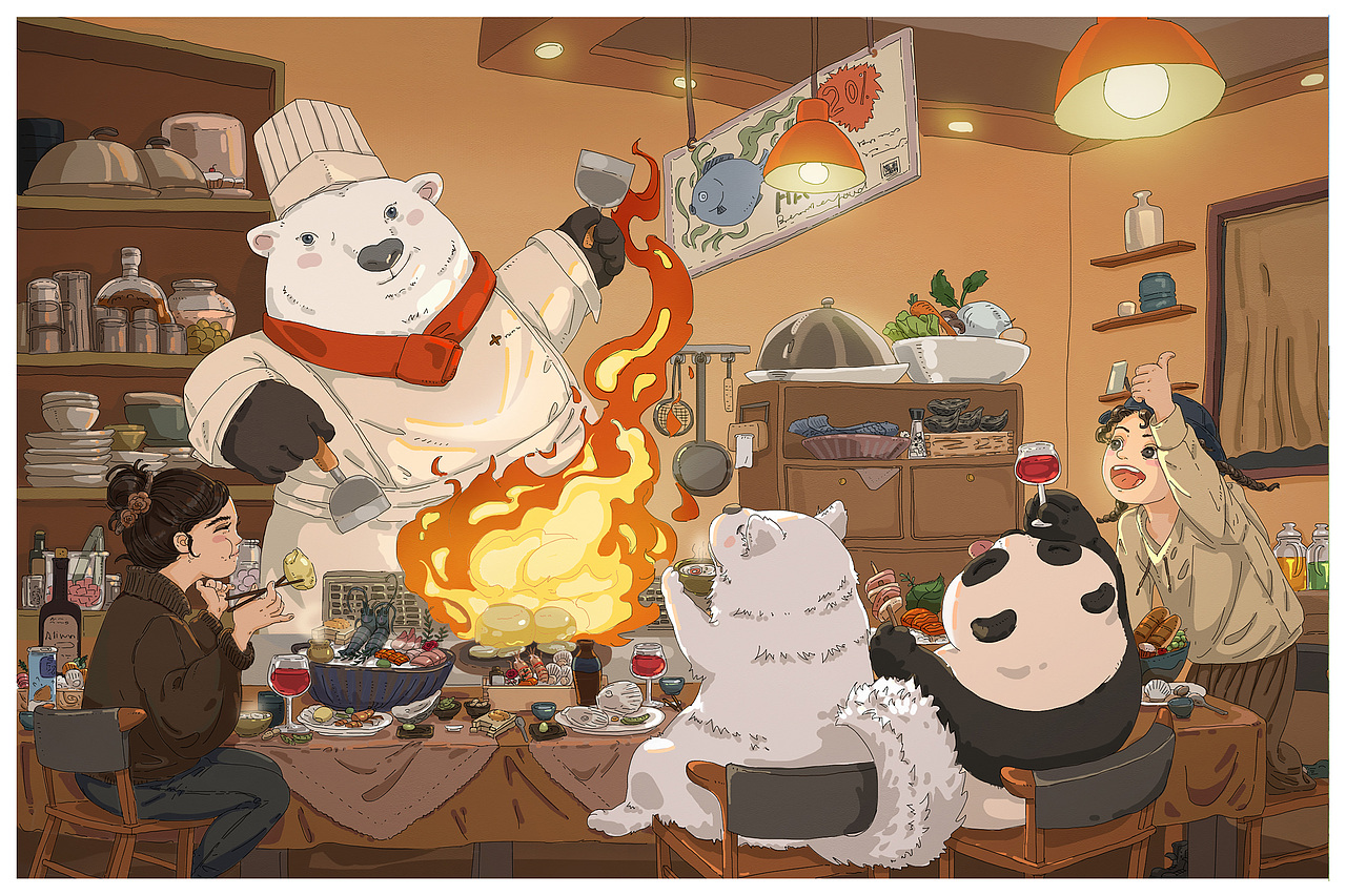 阿来和她的朋友们（图ZMzg4NzAxNDA4） - 创作习作 - 站酷设计师阿来LAI原创素材 - 站酷ZCOOL