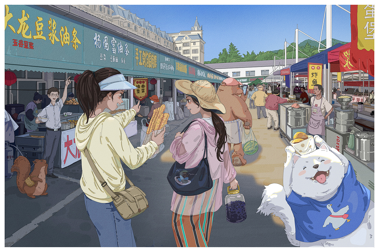 阿来和她的朋友们（图ZMzg4NzAyMTEy） - 创作习作 - 站酷设计师阿来LAI原创素材 - 站酷ZCOOL