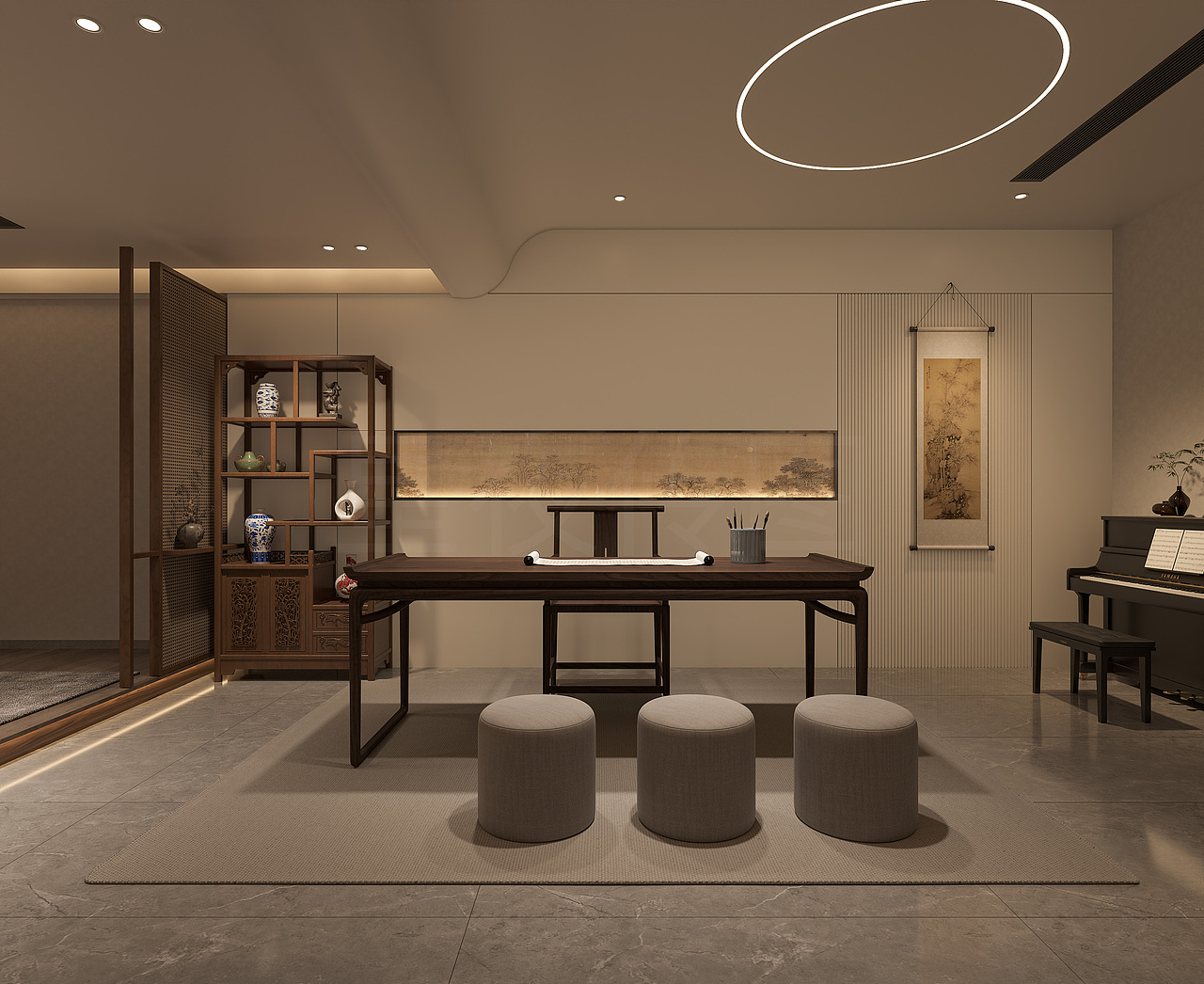 宋式韵味别墅效果图